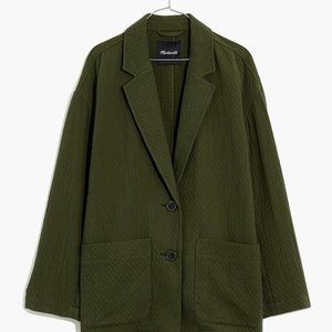 Madewell Diamond Jacquard Shaw Blazer